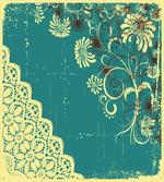 Retro Flora Lace Frame