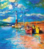 Oil Painting Lighthouse