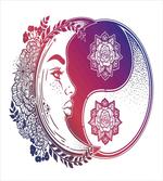 Oriental Crescent Moon artwork