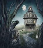 Haunted House Crow Tomb