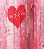 Heart on Wooden Board