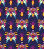 Vivid Flowers Pineapples