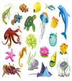 Sea Animals Octopus Fish