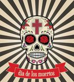 Skull on Sunburst artwork