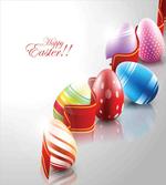 Ribbon and Colorful Eggs