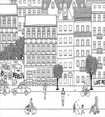 Monochrome Berlin Square