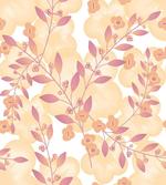 Floral Art Berry Pastel