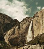 Waterfall Yosemite Park