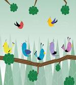 Birds on Branch