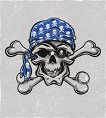 Pirate Evil Head Bones