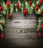 Red Balls Fir Branch