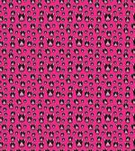 Bull Terrier Dog Heads on Pink