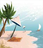 Beach Landscape Paradise artwork
