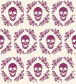 Maroon Motif Flowers