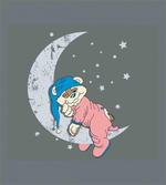 Baby Sleeping on the Moon