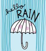 Hello Rain Wording Umbrella
