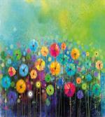 Colorful Dandelions artwork