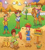 Wild West Cowboy Kids