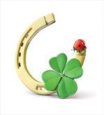 Horseshoe Ladybug Shamrock