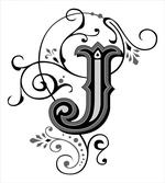 Noble Royal Initials J