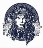 Occult Woman Portrait