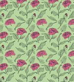 Romantic Peony Dotted Leaves