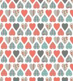 Retro Hearts Pattern