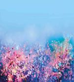 Retro Cherry Blossom artwork