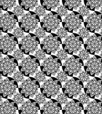 Monochrome Top View Flowers