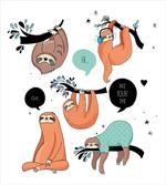 Smiling Sloth Cartoon artwork