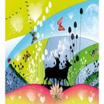 2 Reindeer in Spring artwork