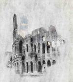 Colosseum Rome Sketch
