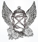 Hourglass Wings Roses