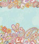 Hand Drawn Retro Paisley
