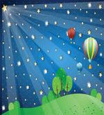 Cartoon Balloons Stars artwork