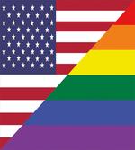 Flag USA Rainbow Colors