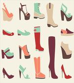 Flat and High Heel Shoes artwork