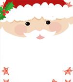 Cartoon Face Santa