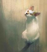 Watercolor Young Kitten artwork