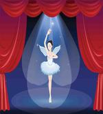 Winged Dancer on the Stage artwork