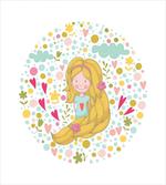 Cheerful Spring Kid
