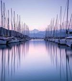 Yacht Harbor in Sunrise