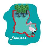 State Map with Bird