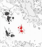 Koi Fish Swimming Art artwork