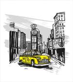 Cab in New York City