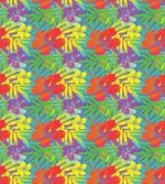 Abstract Vibrant Hibiscus