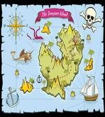 Treasure Island Skull artwork