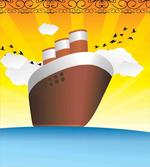 Art Deco Big Ship
