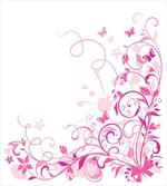 Swirls Butterflies Leaves