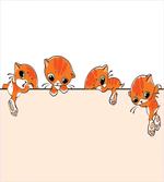 Banner with Little Kitties